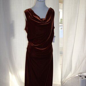 Kensie Burnt Orange Size 10 Women's Dillard's Dress NWT